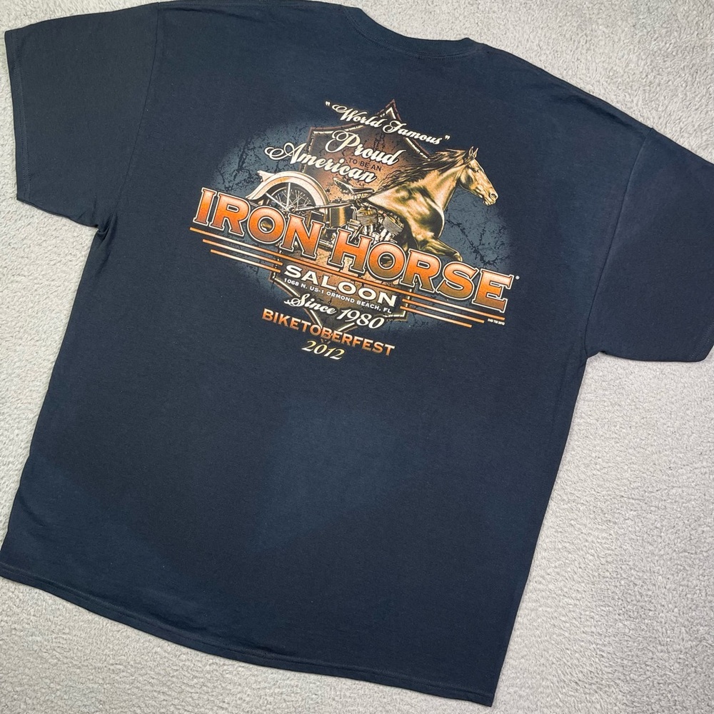 Iron Horse Saloon 2012 biker‎ T-shirt